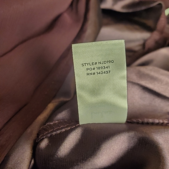 NWOT Lulus Enchant My Love Dark Purple V-Neck Long Sleeve Maxi Dress Sz S - Picture 6 of 13